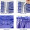 2 Pack Plastic Patriotic Table Skirts - 29in x 14ft 4th of July Table Skirt for Veterans Day Memorial Day Independence Day Decoration